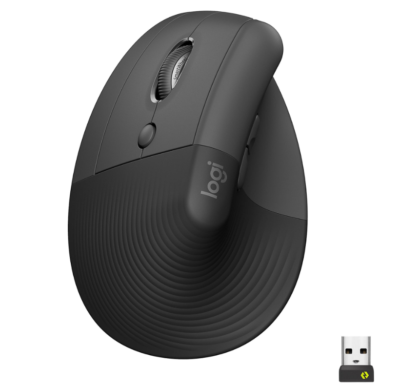 Mouse LOGITECH Wireless Ergonomico Verticale Mano Sinistra