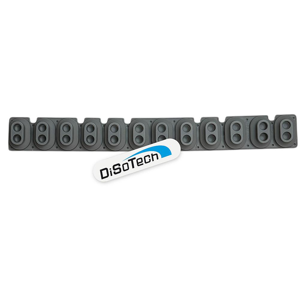 Pulsantiera rubber 12 tasti per tastiera Korg E50308-1 RH-4