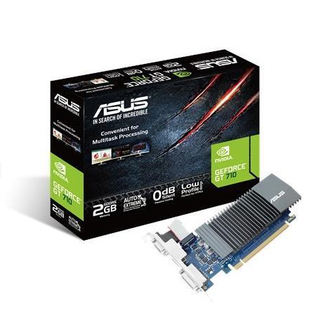 [710-SL-2GD5] ASUS VGA NVIDIA GT710 2GB GDDR5 VGA DVI HDMI LOW PROFILE