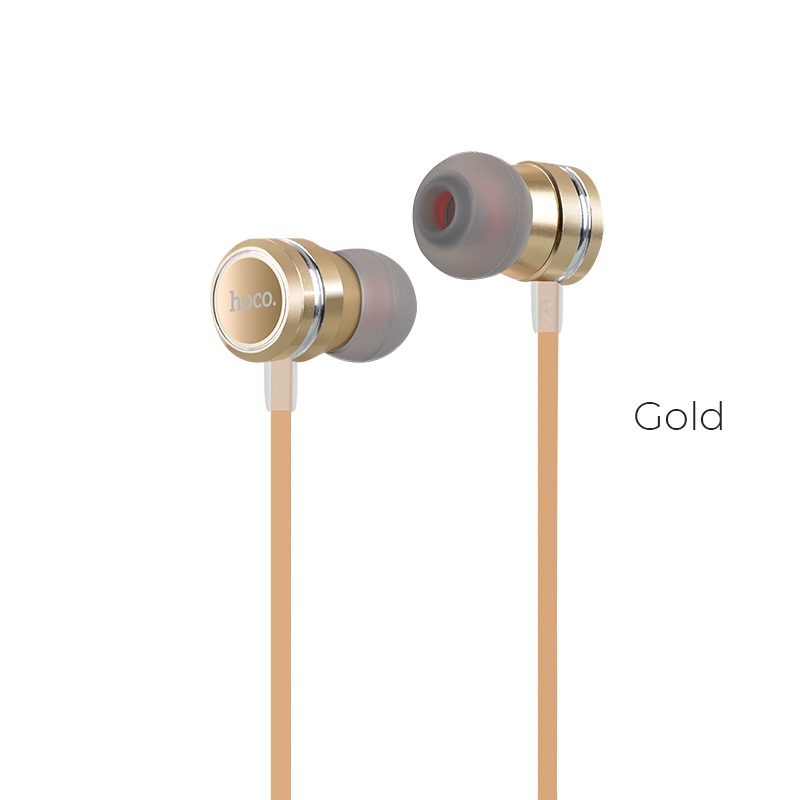 Auricolari Hoco Ling Sound Metal M16 con microfono oro