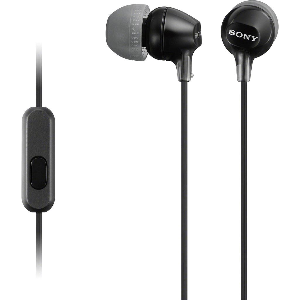 AURICOLARI IN EAR CON MICROFONO NERE