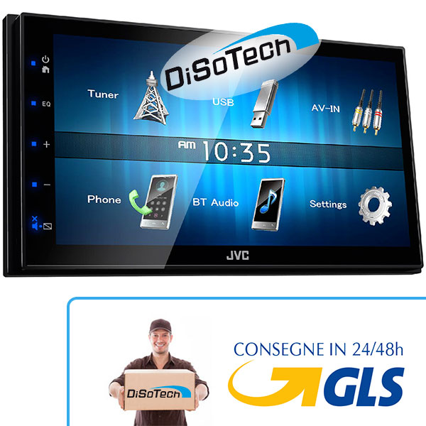 [KW-M24BT] Autoradio 2Din JVC KW-M24BT senza lettore CD