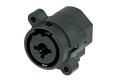 Connettore presa Jack e XLR femmina 3 poli Neutrik NCJ6FIH no clip metallo