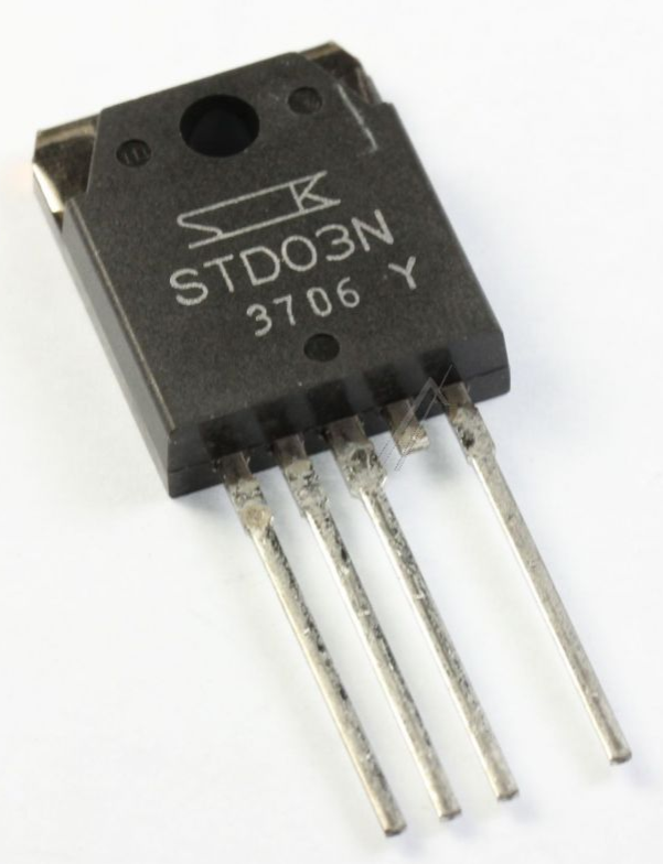 STD03N TRANSISTOR, PNP TO-3P 5-PINS