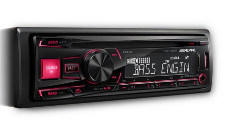 [CDE-180RR] Autoradio Alpine con CD e USB colore rosso