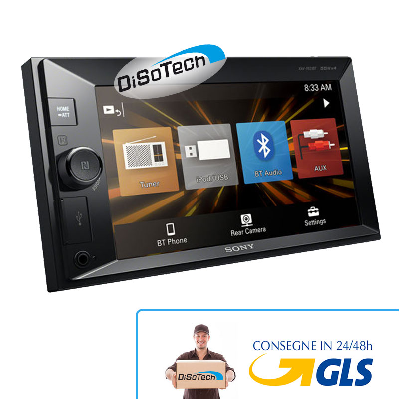 [XAV-V631BT] Autoradio con USB, Bluetooth, Aux SONY 2 DIN XAV-V631BT