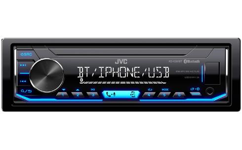[KD-X351BT] Autoradio JVC 1 DIN USB, Bluetooth, Aux 2 Pre out, 55Wx4 KD-X351BT BLU
