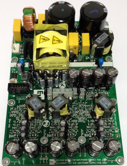 Scheda alimentatore e amplificatore per EV EKX
