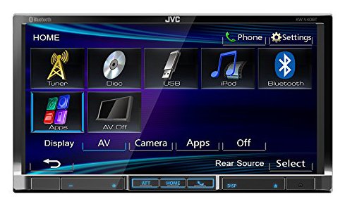 [KW-V41BT] Autoradio Jvc doppio din con Bluetooth, Cd e Usb frontalino fisso