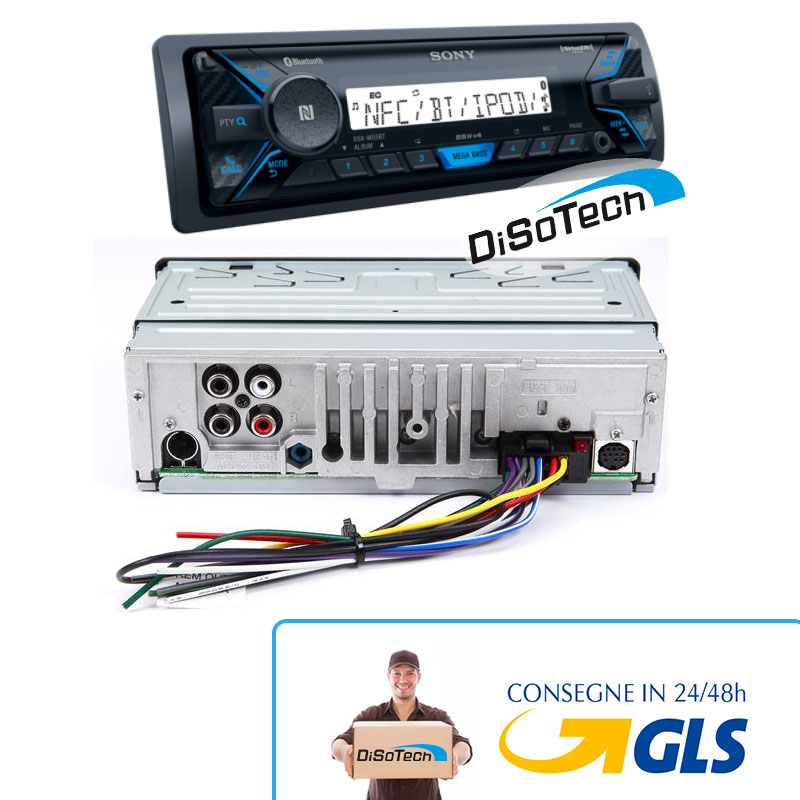 [DSXM55BT] Autoradio Sony 1 DIN con USB AUX e Bluetooth