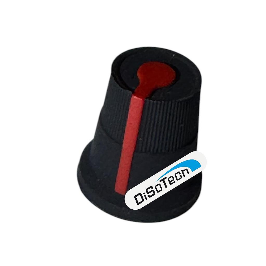 [DST-20147] Manopola Knob FBT Nera - Rosso Volume EQ Gain MIC