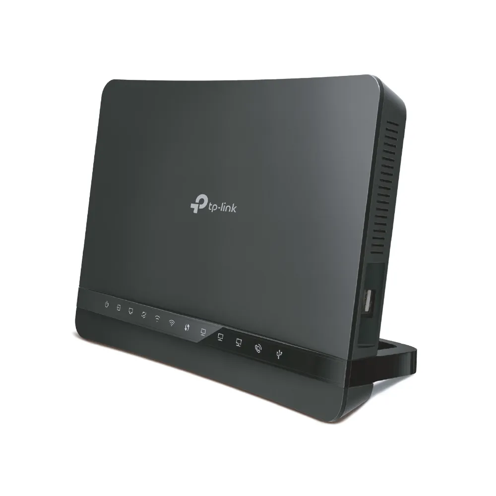 Modem Router FR (EVDSL | VDSL | FTTC | FTTS) fino a 300Mbps, Wi-Fi AC1200, Telefonia fissa e VoIP