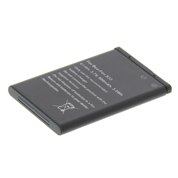 Batteria Compatibile 3,7V 800mAh per Beafon S33