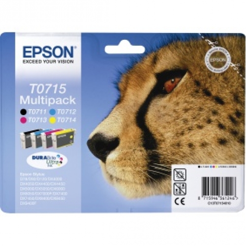 [02522] MULTIPACK EPSON 4 COLORI T0715
