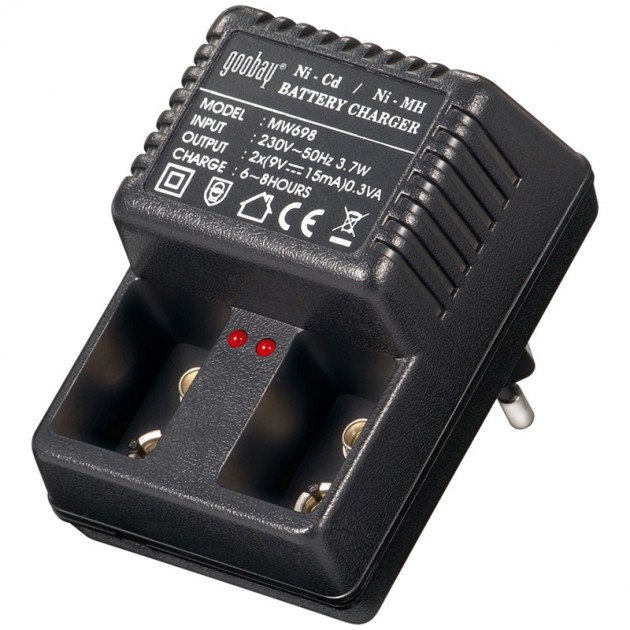 Caricabatterie Elcart per pile 9V