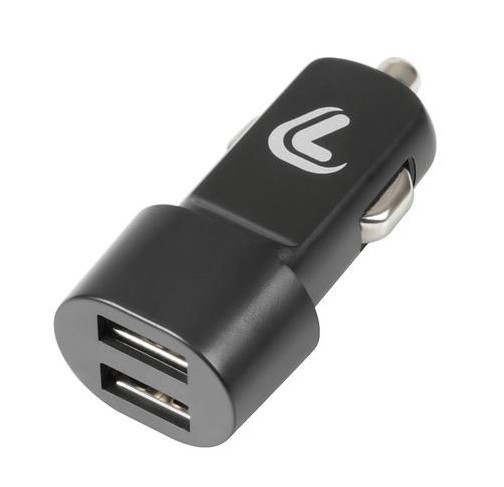Caricatore Accendisigari per auto 12V e 24V con 2 porte usb 2,1A totali