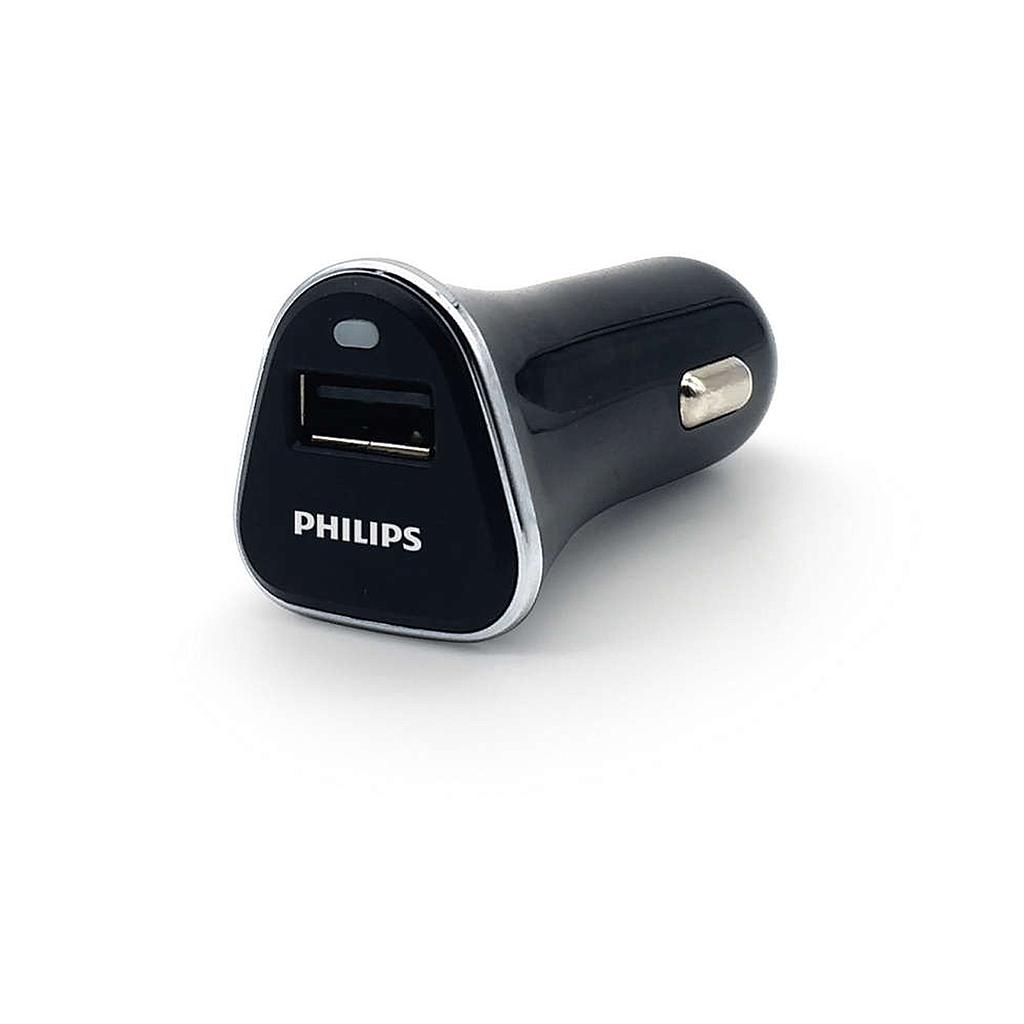 CARICATORE ALIMENTATORE USB PHILIPS DA AUTO ACCENDISIGARI 2,1A 5W