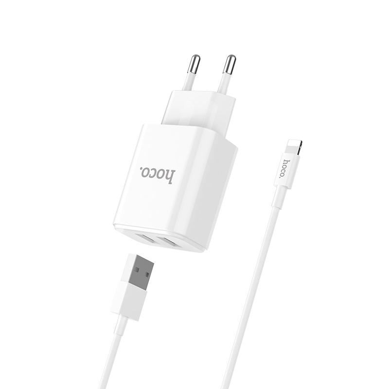 Caricatore a Muro con Cavo Lightning - Bianco