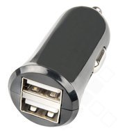 [DST-03017] Caricatore Auto 2 Porte USB 2,4A - Nero