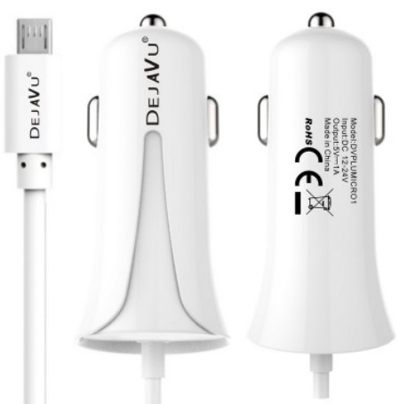 [15363] CARICATORE DA AUTO MICRO USB DEJAVU 1A
