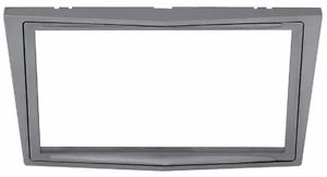 Mascherina autoradio colore Argento per Opel Astra H