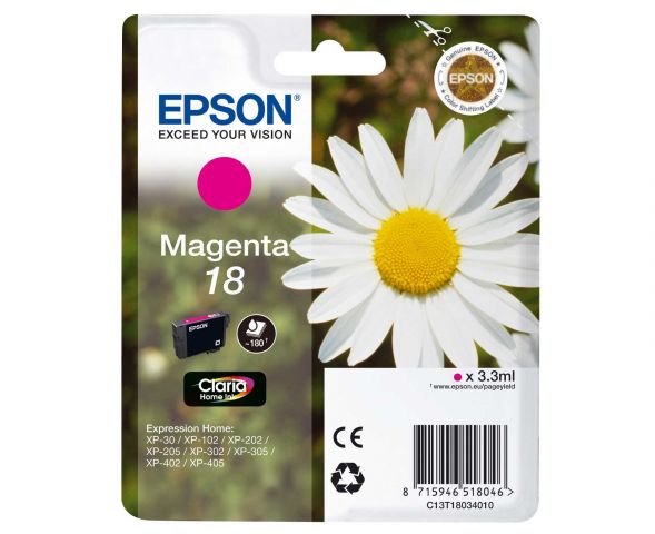 [11022] CARTUCCIA EPSON T1803 MAGENTA