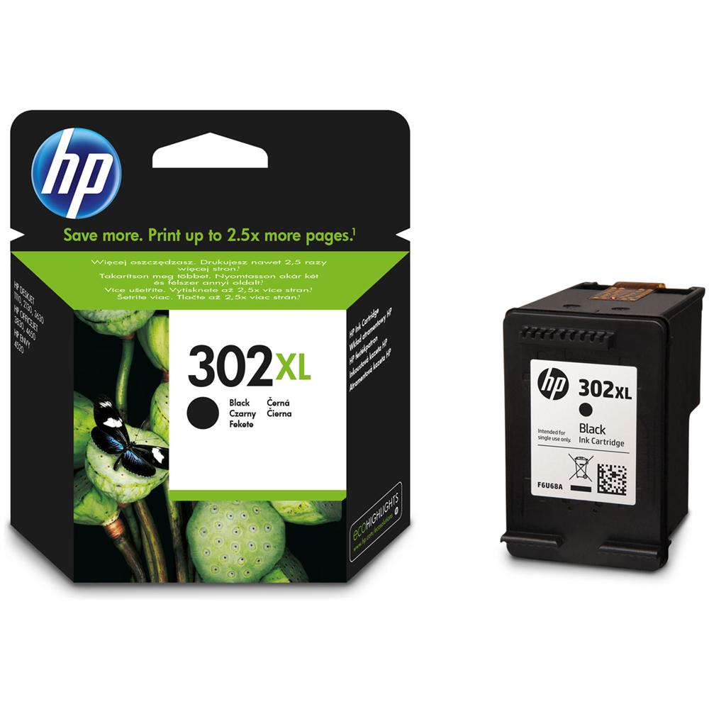 [F6U68AE] CARTUCCIA HP 302XL NERA