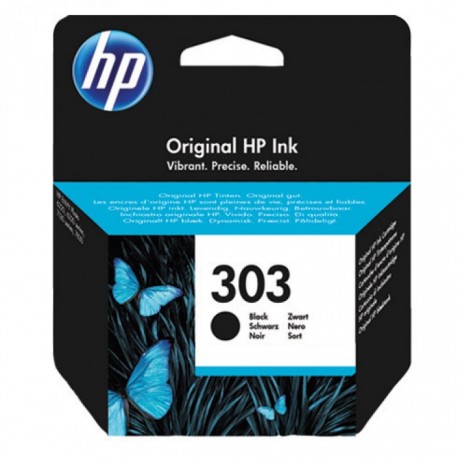 [T6N02AE] CARTUCCIA ORIG. HP 303 NERA