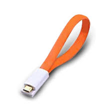 CAVO 0,20MT DATI E RICARICA ATLANTIS SMARTIX MAGNETICO LIGHTNING MICROUSB ORANGE