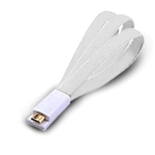 CAVO 1,5MT DATI E RICARICA ATLANTIS SMARTIX MAGNETICO LIGHTNING MICROUSB BIANCO