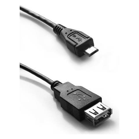 [DST-02115] Cavo adattatore OTG micro USB / USB 15cm