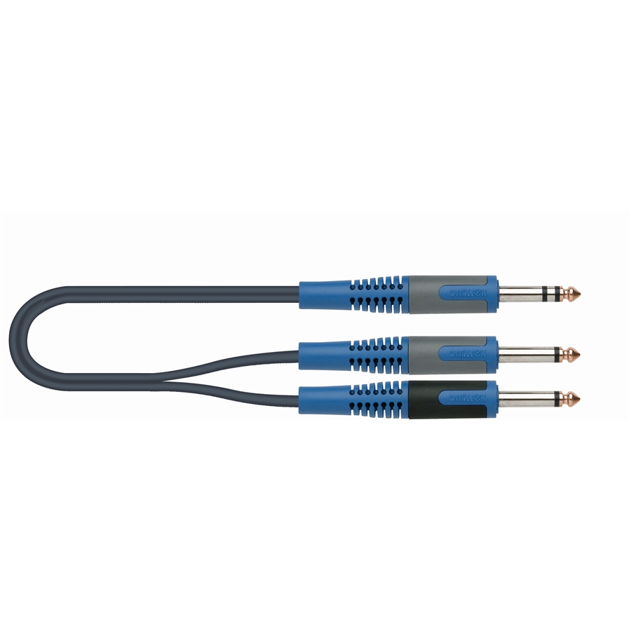[30.00316] Cavo adattatore Quiklok Jack stereo-2 Jack mono RKSA/100-2