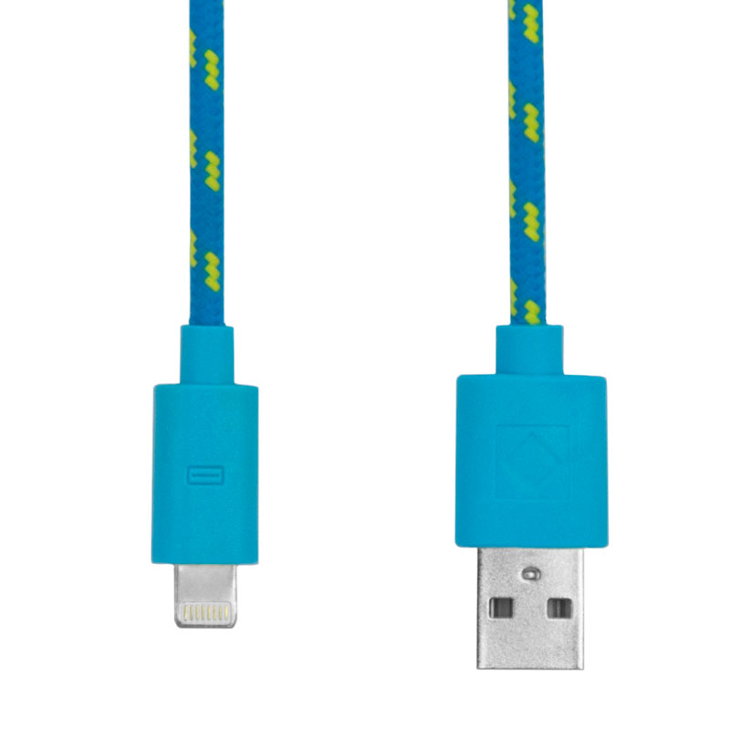 CAVO DATI ROPE IPHONE5/5S BLU