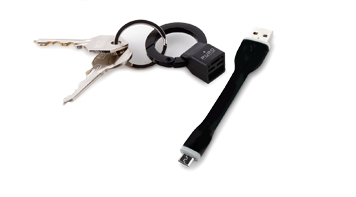 CAVO DATI USB 9CM CON PORTACHIAVI
