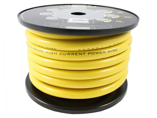 [HE-3100] Cavo di alimentazione da 53mm Giallo Car audio CCA PCB 0