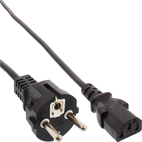 [DST-01772] Cavo di Alimentazione spina Schuko / spina VDE C13 1,5m - Nero