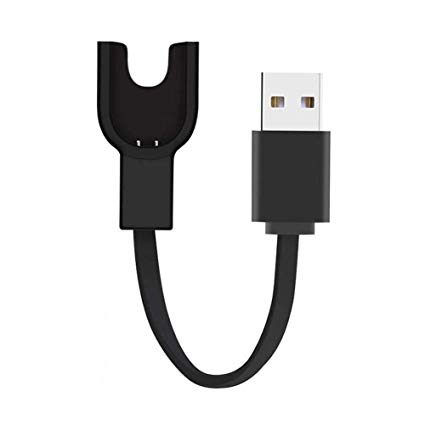 Cavo di ricarica USB per Smartwatch Xiaomi Mi Band 3 - Nero