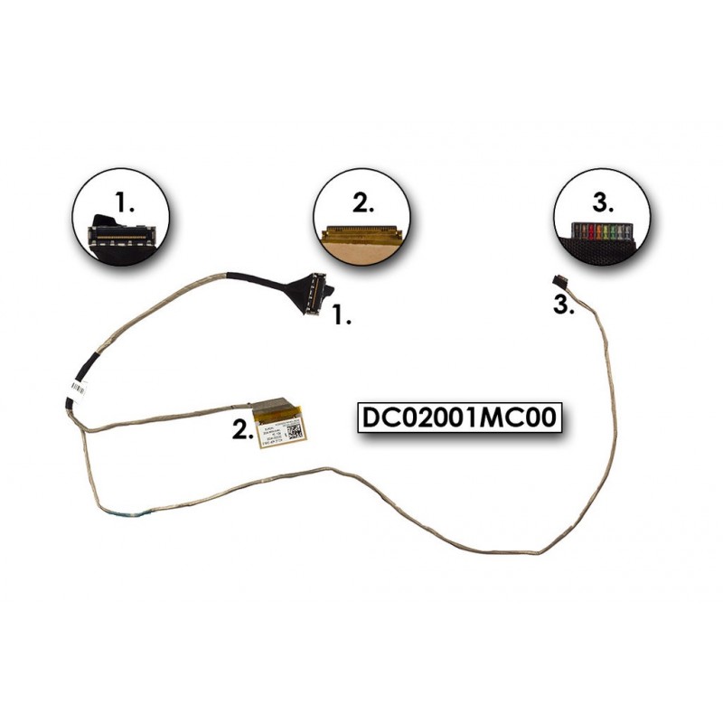[DST-03834] Cavo Flat Cable Flex VGA LCD per notebook LENOVO G50-30 G50-45 G50-70 DC02001MH0