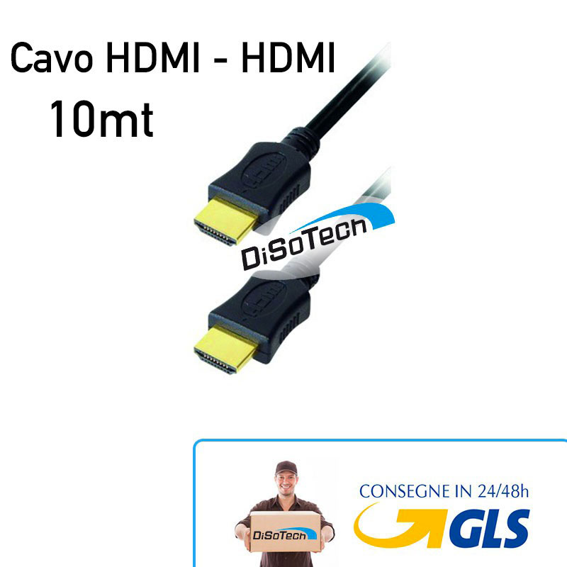Cavo HDMI - HDMI 10m HQ