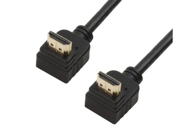 [DST-00456] Cavo HDMI - HMDI 1,5mt con connettori angolari 90° 4K Nero