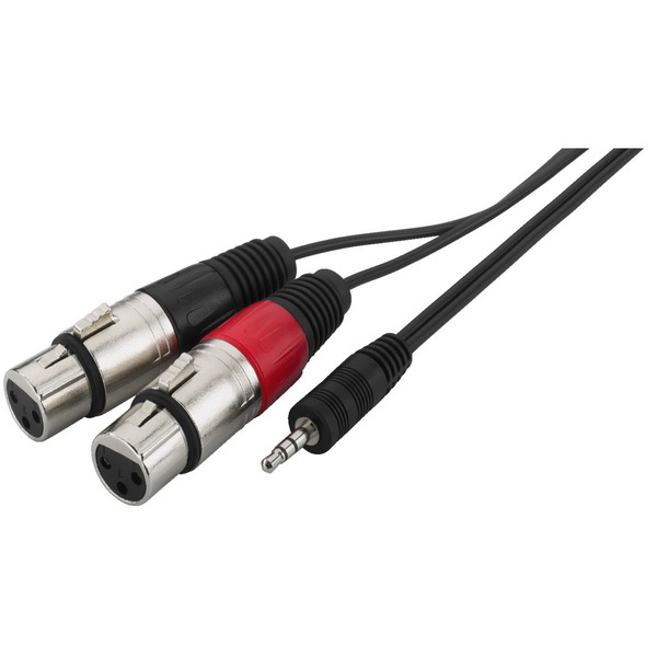 Cavo Mini Jack 3,5mm  - Doppio Canon femmina XLR