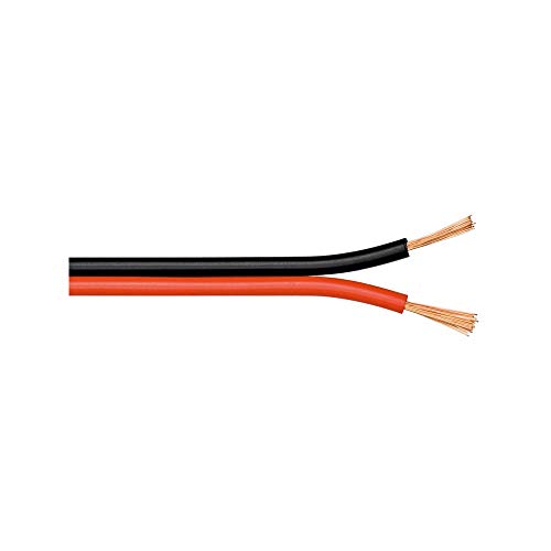 [2x05] Cavo per Altoparlanti piattina 2x0,5mm rosso nero