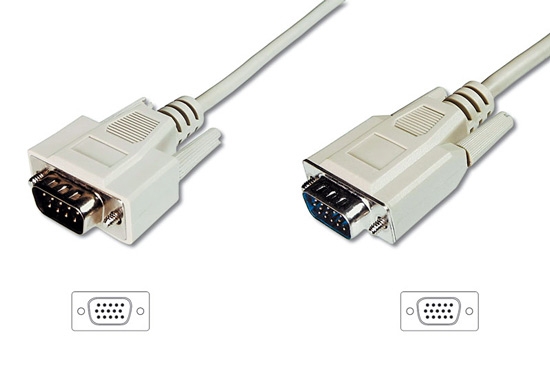 CAVO VGA SCHERMATO M/M 1.8MT BEIGE