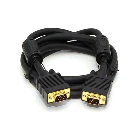 [AK310100030S] cavo vga schermato M/M 3mt nero