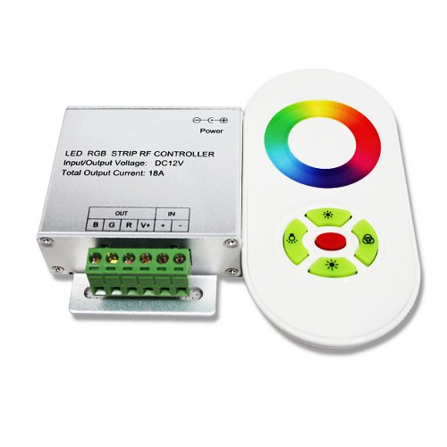 Centralina RGB 12/24V fino a 18A con Telecomando Touch