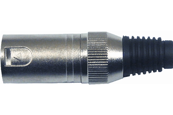 Connettore Canon XLR 3 poli maschio in metallo Quiklok