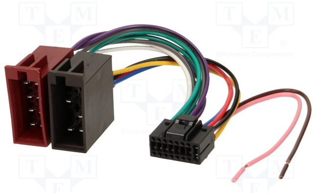 Connettore ISO JVC 16 PIN ZRS-76