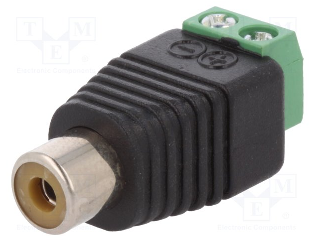 Connettore RCA mono femmina - Morsetto