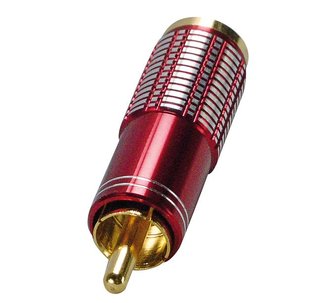 Connettore RCA rosso alta qualità