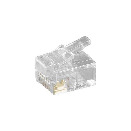 [40/20500] Connettore spina plug 6 contatti telefonico